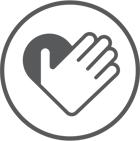 Hand on Heart Icon