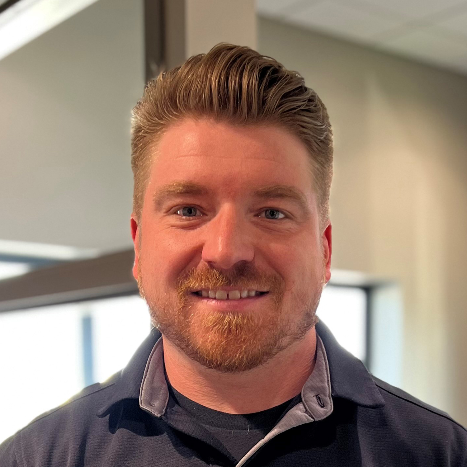 Profile Headshot Of Ryan Luther, Operations Manager For Heartland Door & Frame in Central Iowa