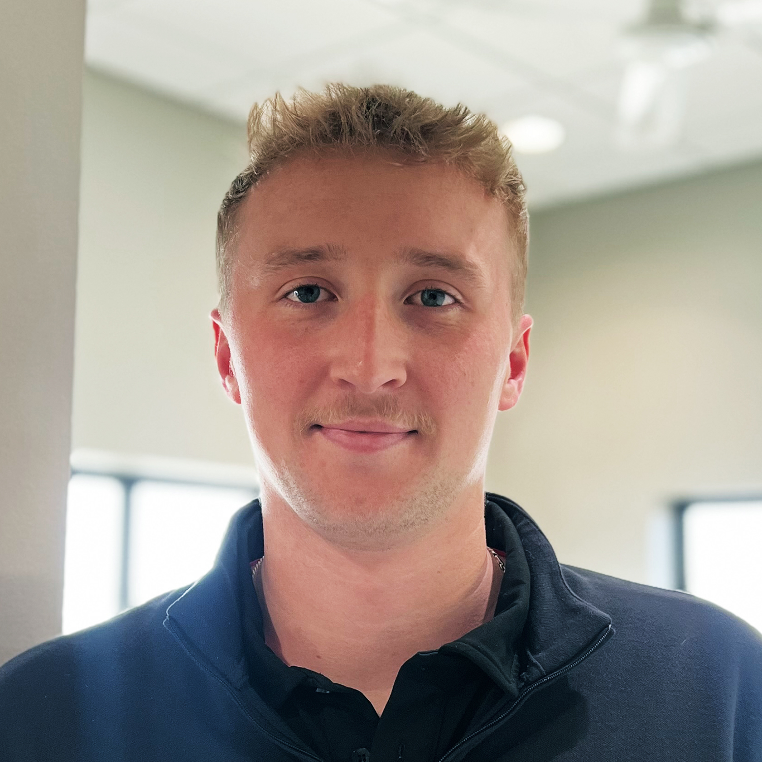 Profile Headshot Of Evan Gaskill, Project Manager For Heartland Door & Frame in Central Iowa